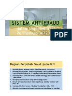Sistem Anti Fraud: Dalam Implementasi Permenkes 36/2015