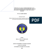 Analisis Butir Soal Ulangan Akhir Semester Gasal Mata Pelajaran Dasar Listrik Dan Elektronika Kelas X Titl Di SMK Negeri 2 Purwokerto Tahun Pelajaran 2018/2019