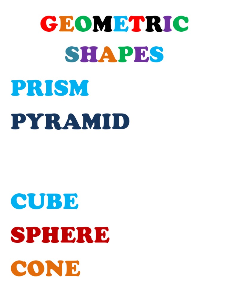 Geometric Shapes Overview | PDF