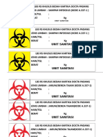 Label Infeksius Dan Benda Tajam