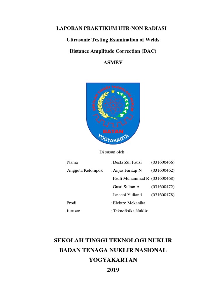 Proses Pembuatan Kurva DAC UT | PDF
