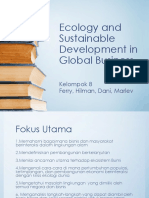 Ecology and Sustainable Development in Global Business Kelompok PPT Fix