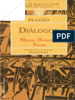 Platão - Diálogos de Platão - Menon, O Banquete, Fedro (1996, Ediouro)-compressed