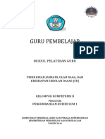 Modul Guru Pembelajar PJOK SD KK B