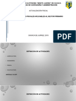 Disposiciones Fiscales Aplicables Al Sector Primario