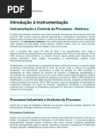INSTRUMENTAÇÃO INDUSTRIAL