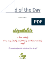 Word of The Day