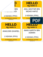 Ali Danish Bin Hasnulhadi Adli Akhtar Bin Mohd Hafiz: 2 Kekwa (Ppki) 2 Kekwa (Ppki)