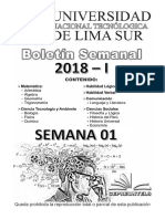 Boletin Semanal Cepreuntels 2018