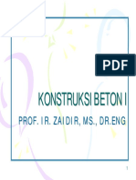 Konstruksi Beton 1