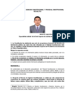 Preguntas y Casos Desarrollados de Constitucional y Procesal Constitucional. Por. Dr. Janner A. Lopez Avendaño.