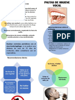 Pautas de Higiene Vocal