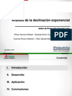 Declinación Exponencial