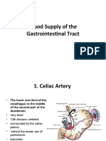 Anatomy, Lecture 12, Blood Supply of The Gastrointestinal Tract (Slides)