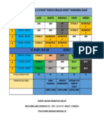 Horario Escolar Semanal