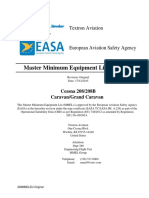 Cessna 208/208B MMEL Approved by EASA