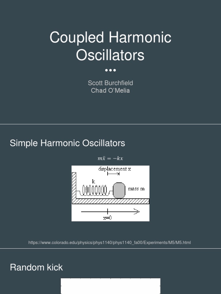 Coupled Harmonic Oscillator Dynamics | PDF | Normal Mode | Eigenvalues ...