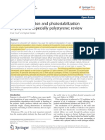 Photodegradation and photostabilization of PS