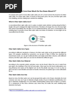 Fiber Optic Cable Core-How Much Do You Know About It?