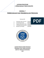 Modul - 7 - Kelompok - 20 - Laporan (MPS, MRP, Dan RCCP) PDF