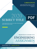 Engineering Assignment Cover Page 3