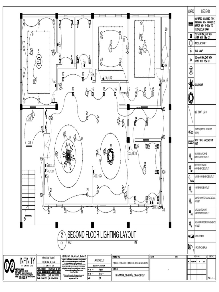 Second Floor Lighting Layout | PDF