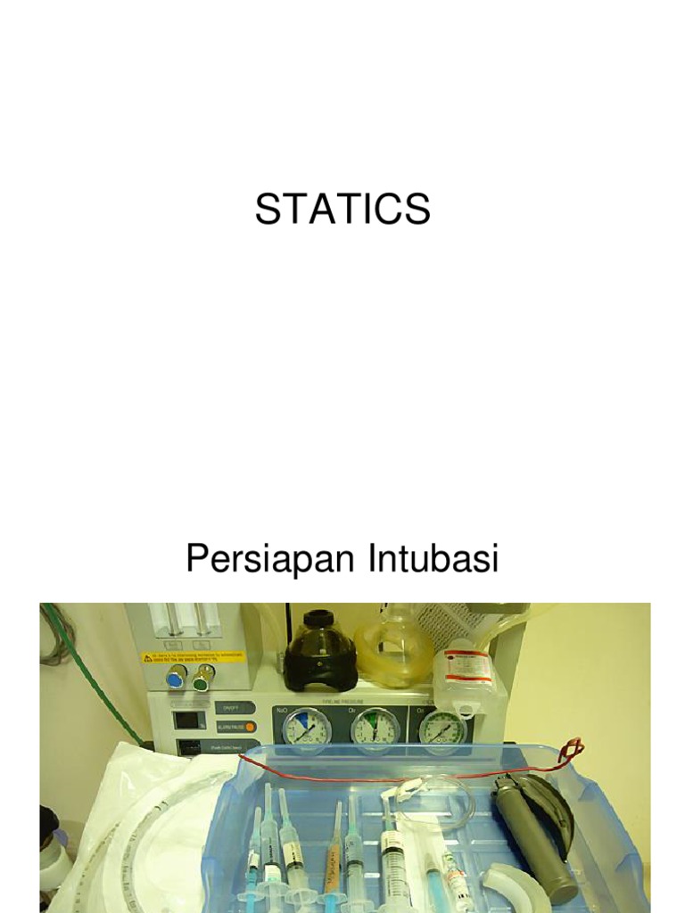 Persiapan Intubasi dengan STATICS | PDF