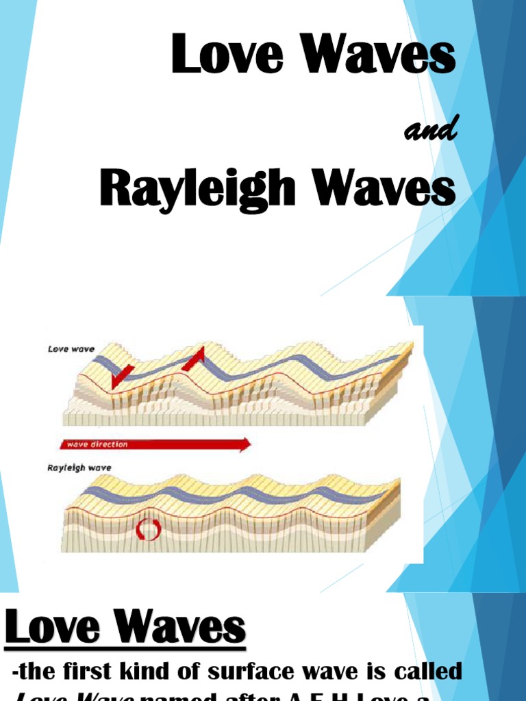 Love Waves vs. Rayleigh Waves Explained | PDF