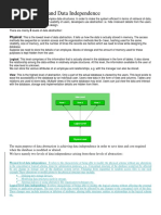 Data Abstraction and Data Independence