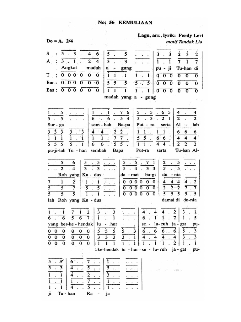 Kemuliaan - Angkat Madah Agung | PDF