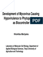 Development of Mycovirus Causing Hypovirulence to Control Fungal Pathogens