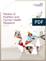 Review of Nutrition and Human Health - Final