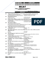 Full Length Paper-2: Physics