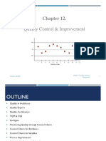 Chapter 12: Quality Control & Improvement Yasar A. Ozcan 1