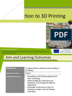 Introduction to 3D Printing