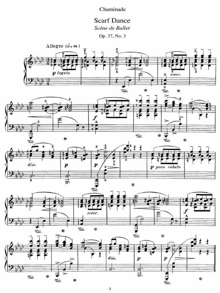 Scarf Dance, Op 37, No 3 PDF