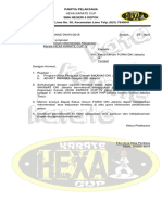 Surat Rekomendasi HEXA CUP IV