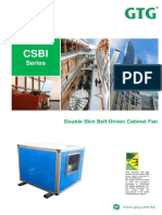 Series: Double Skin Belt Driven Cabinet Fan