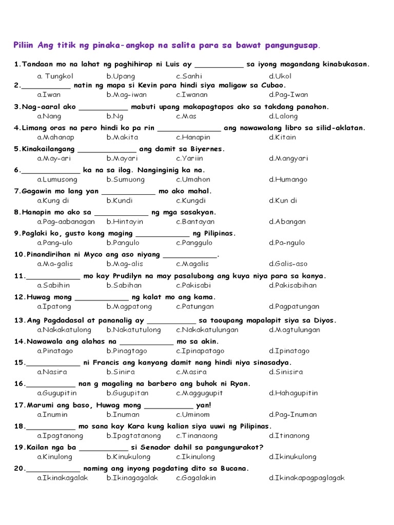 Pwede Sa Test | PDF
