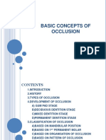 Basic Concepts of Occlusion