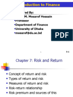 Chapter - 7 Return & Risk