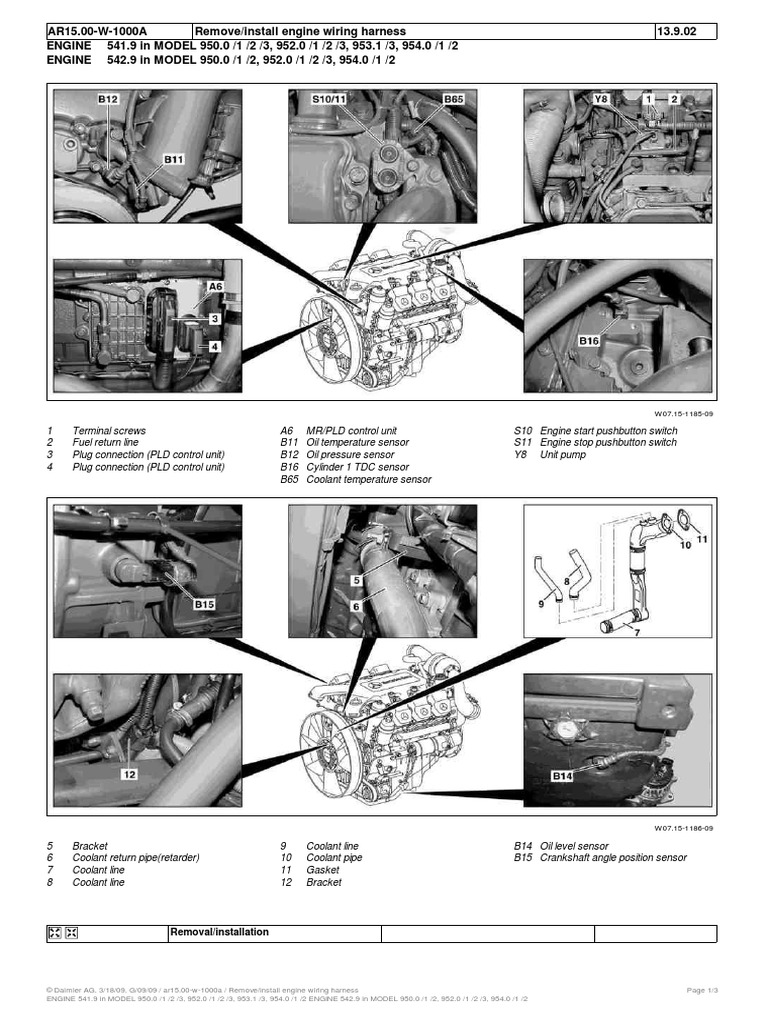 Remove Install Engine Wiring Harness PDF Electrical Connector