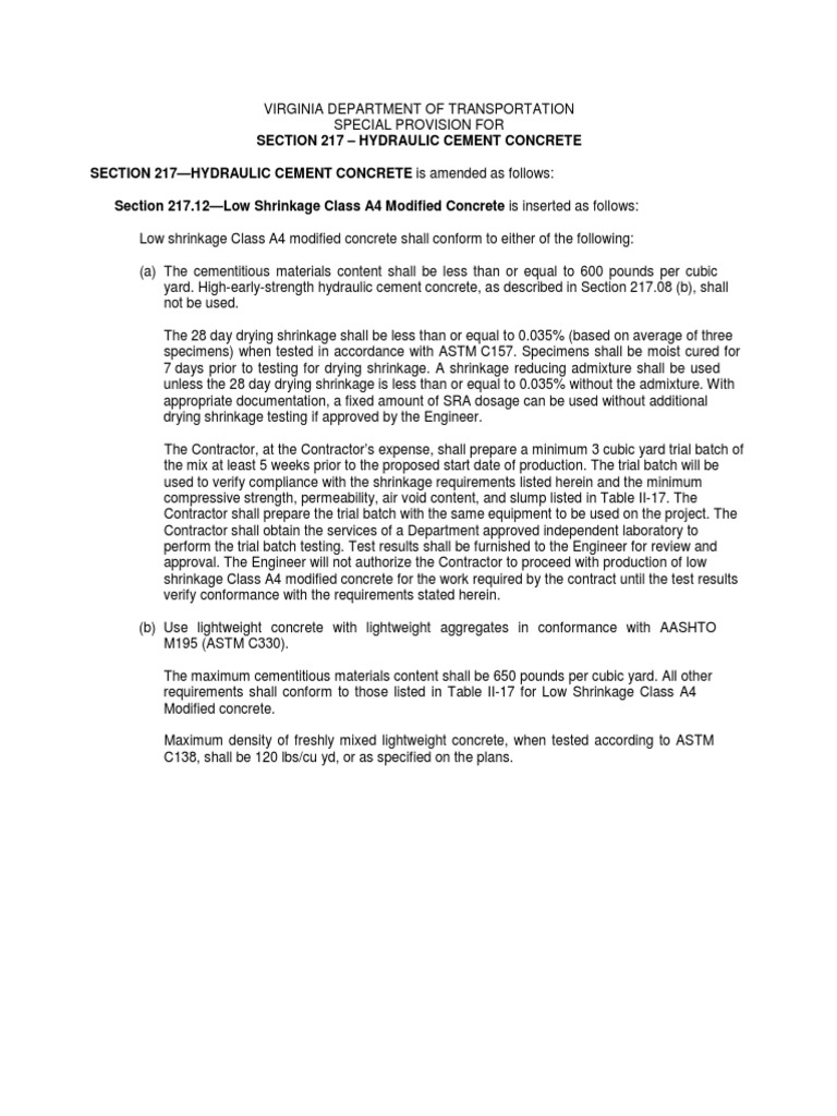 Hydraulic Cement Concrete PDF Composite Material Concrete