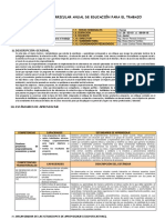 Programacion Curricular Anual 2019 - 5° - Formato