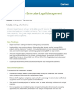 Market Guide For Enterprise Legal Management Solutions 2017