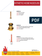 11⁄2” & 21⁄2” Synthetic Hose Nozzles Models A, B, C