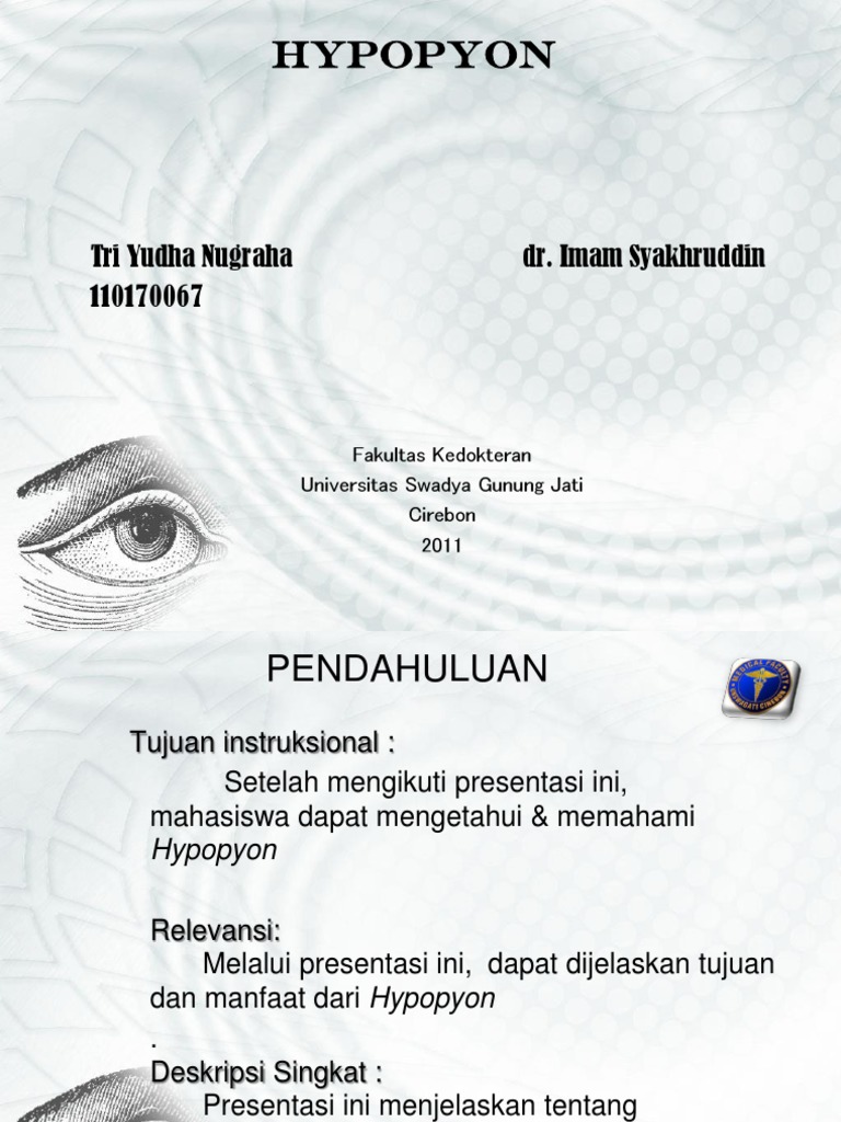 Hypopyon: Definisi, Penyebab, dan Penanganan | PDF
