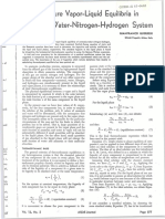 High-Pressure Vapor-Liquid Ammonia-Water-Nitrogen-I-Iydrogen System