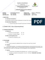 Lesson Plan On Distillation Process