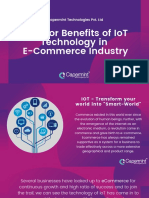 5 Major Benefits of IoT Technology in E-Commerce Industry 